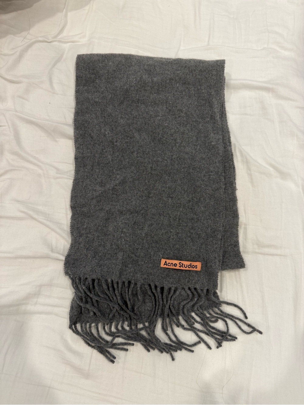 NWOT Acne Studios Canada Wool Skinny Scarf